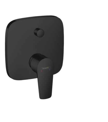 Hansgrohe Talis E egykaros kádcsaptelep falsík alatti szereléshez, matt fekete 71745670
