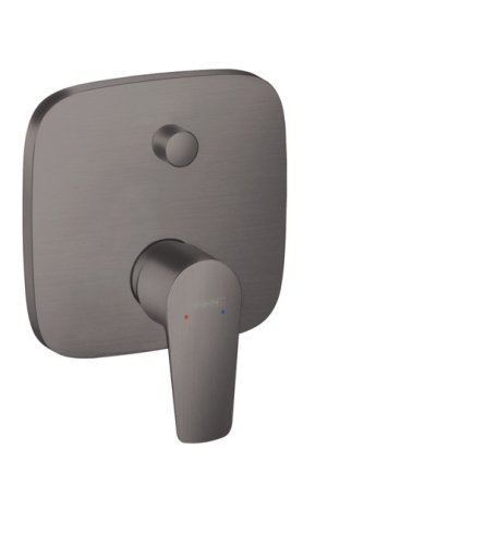 Hansgrohe Talis E egykaros kádcsaptelep falsík alatti szereléshez, szálcsiszolt fekete króm 71745340