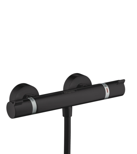 Hansgrohe Ecostat termosztátos zuhanycsaptelep Comfort, matt fekete 13116670