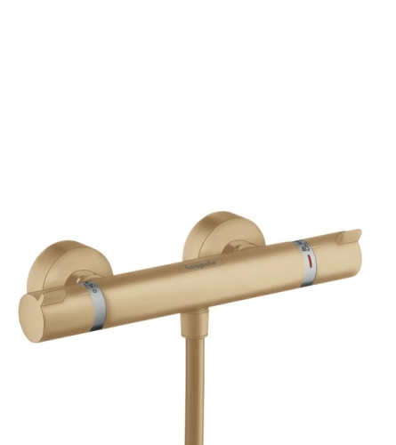 Hansgrohe Ecostat termosztátos zuhanycsaptelep Comfort, szálcsiszolt bronz 13116140