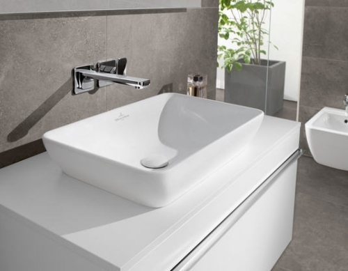 Villeroy & Boch Venticello 55x36 cm-es félig besüllyesztett ráültethető mosdó 41135501 (4113 55 01)