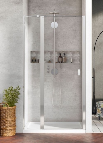 Radaway Nes DWJ II 100 cm-es zuhanyajtó, balos 10036100-01-01L