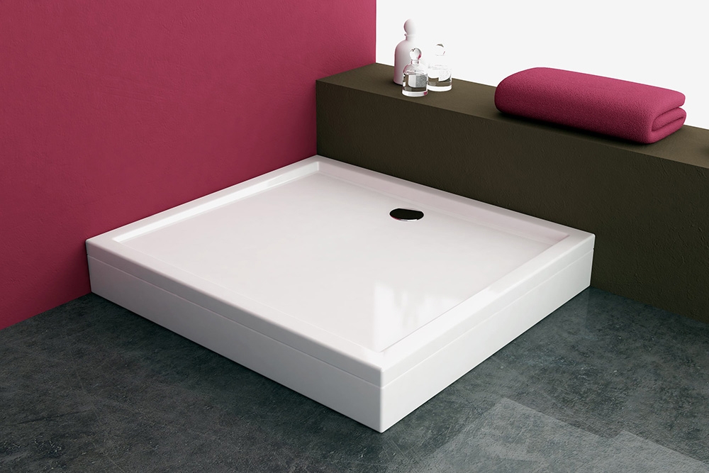 Kolpa-San Flamenco 130x90/O előlapos zuhanytálca 533850