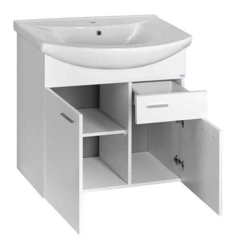 Aqualine ZOJA fürdőszoba szekrény 71,5x74x34 cm, mosdó nélkül (51075A)