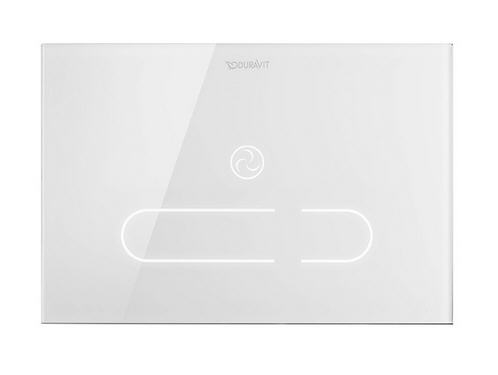 Duravit DuraSystem A2 érintésmentes nyomólap, fehér üveg WD5003012000