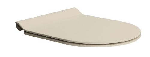 Sapho GSI SLIM soft close WC-ülőke, króm/kréta fehér MS86CSN08