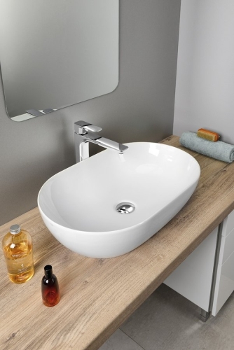 Sapho GSI PURA 60x37 cm ExtraGlaze kerámiamosdó, fehér 883411