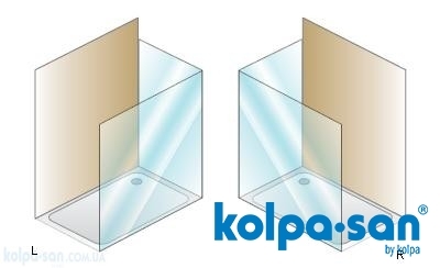Kolpa-San TK Open 140x80/K-D Corona jobbos zuhanykabin 508410