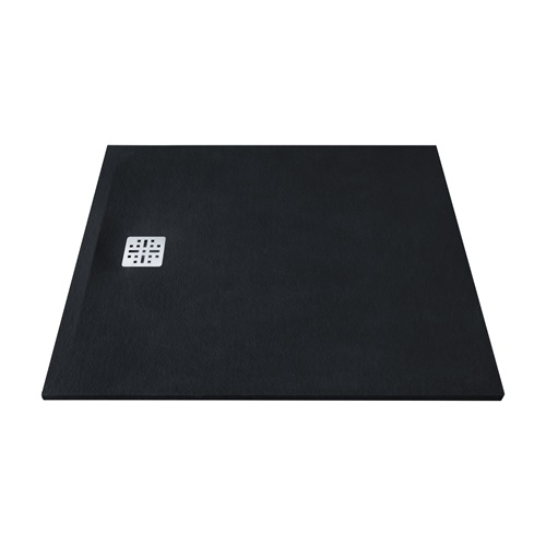 Marmy Dolomite öntött márvány zuhanytálca 100x120 cm, CAVALLI BLACK 80 7852 10 12 54