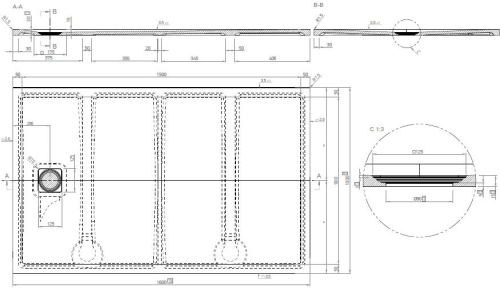 Marmy Dolomite öntött márvány zuhanytálca 100x160 cm, ARMANI BEIGE 80 7912 10 16 55
