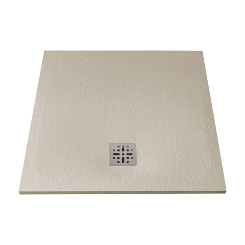 Marmy Dolomite öntött márvány zuhanytálca 80x80 cm, ARMANI BEIGE 80 7638 80 80 55