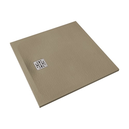 Marmy Dolomite öntött márvány zuhanytálca 80x80 cm, GUCCI LATTE 80 7638 80 80 56