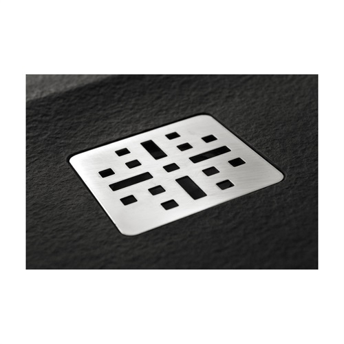 Marmy Dolomite öntött márvány zuhanytálca 80x160 cm, CAVALLI BLACK 80 7854 80 16 54