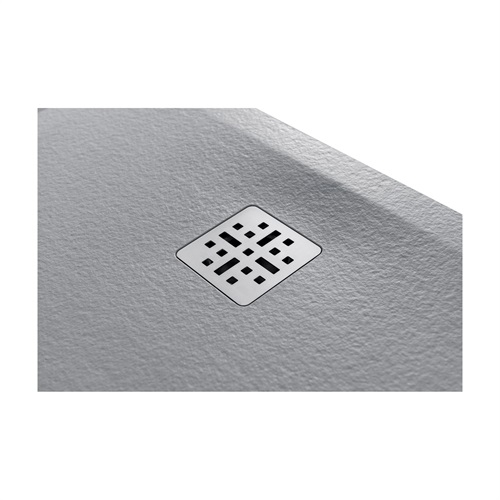 Marmy Dolomite öntött márvány zuhanytálca 80x160 cm, VALENTINO GREY 80 7854 80 16 53