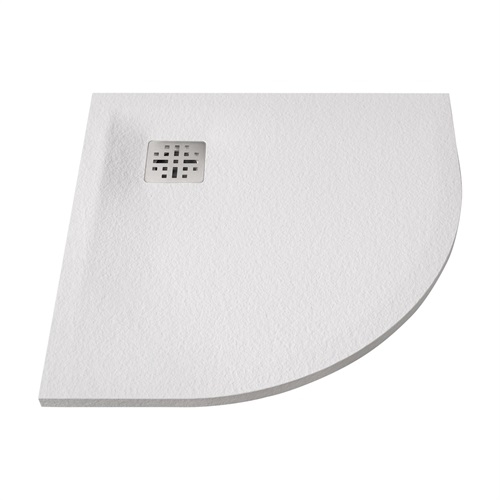 Marmy Pietra öntött márvány zuhanytálca 80x80 cm, PRADA WHITE 80 7908 80 80 50