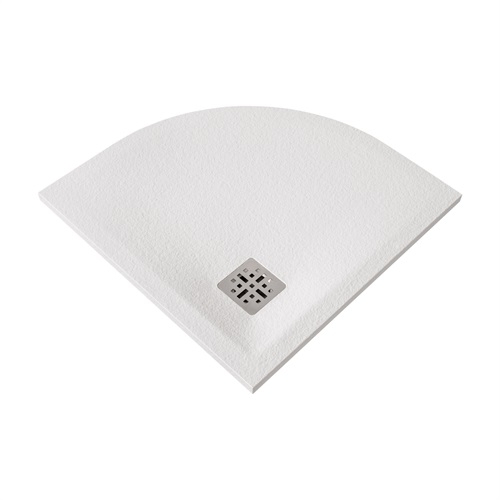 Marmy Pietra öntött márvány zuhanytálca 80x80 cm, PRADA WHITE 80 7908 80 80 50