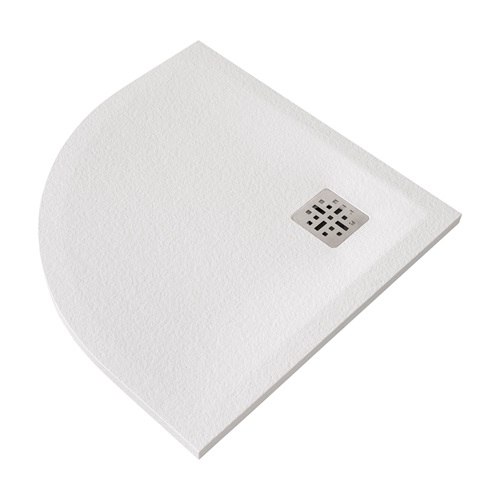 Marmy Pietra öntött márvány zuhanytálca 80x80 cm, PRADA WHITE 80 7908 80 80 50