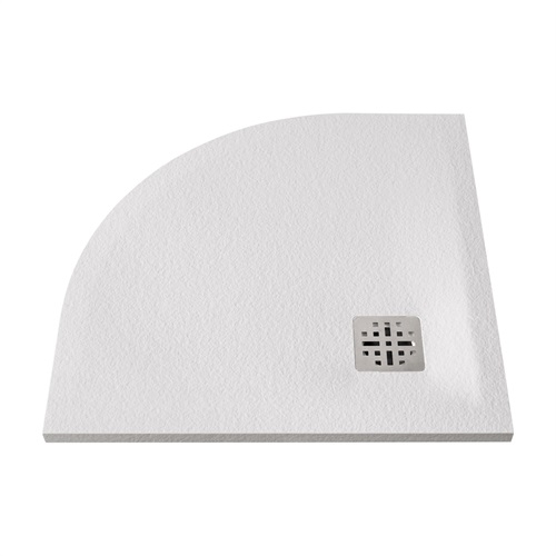 Marmy Pietra öntött márvány zuhanytálca 80x80 cm, PRADA WHITE 80 7908 80 80 50