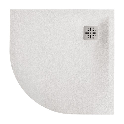 Marmy Pietra öntött márvány zuhanytálca 90x90 cm, PRADA WHITE 80 7909 90 90 50