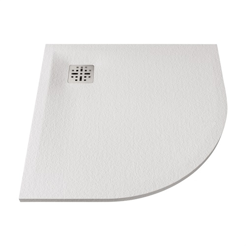 Marmy Pietra öntött márvány zuhanytálca 90x90 cm, PRADA WHITE 80 7909 90 90 50