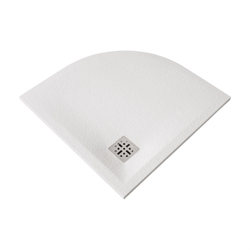Marmy Pietra öntött márvány zuhanytálca 90x90 cm, PRADA WHITE 80 7909 90 90 50