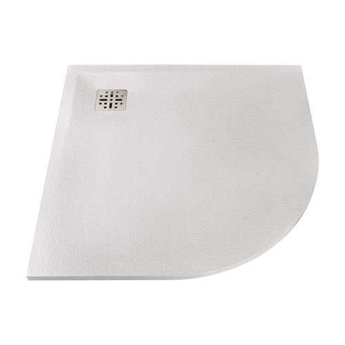 Marmy Pietra öntött márvány zuhanytálca 100x100 cm, PRADA WHITE 80 7910 10 10 50