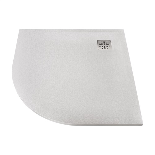 Marmy Pietra öntött márvány zuhanytálca 100x100 cm, PRADA WHITE 80 7910 10 10 50