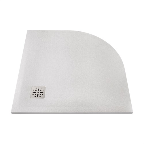 Marmy Pietra öntött márvány zuhanytálca 100x100 cm, PRADA WHITE 80 7910 10 10 50