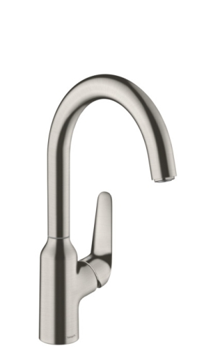 Hansgrohe Focus M421-H220 egykaros konyhai csaptelep nemesacél felület 71802800