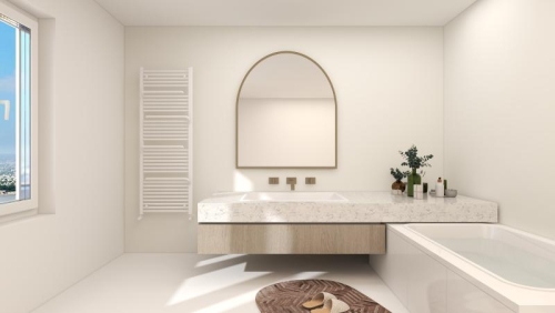 AREZZO design SMART WHITE 1510x550 mm törölközőszárítós radiátor AR-SM15055W