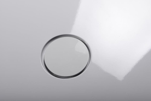 POLYSAN MIRAI öntöttmárvány zuhanytálca, 100x80x1,8cm, jobbos, fehér 73170