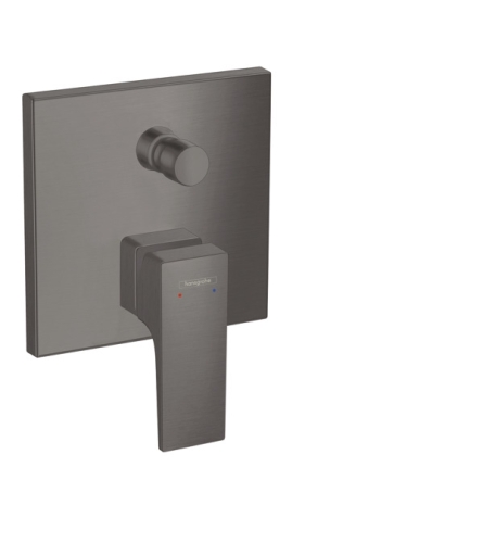 Hansgrohe Metropol egykaros falsík alatti kádcsaptelep, szálcsiszolt fekete króm 32545340