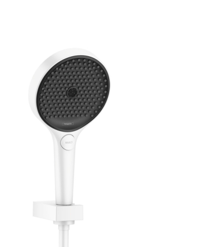 Hansgrohe Rainfinity Zuhanytartó szett 130 3jet 160 cm-es zuhanycsővel, matt fehér 26851700