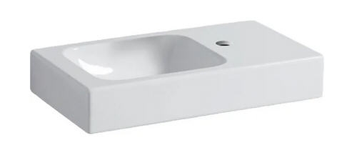 Geberit Icon 53x31 cm kézmosó pakolófelülettel, jobb oldali csaplyuk 124053000