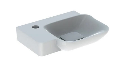 Geberit myDay 40x28 cm kézmosó balos csaplyukkal Keratect felülettel 125440600