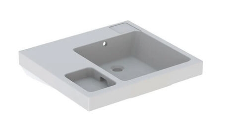 Geberit Bambini 60x55 cm mosdó oldalsó szivacstartóval, csaplyuk nélkül 162704000