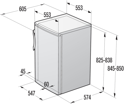 Gorenje F4091ANW egyajtós fagyasztószekrény