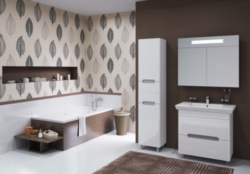 Aquarodos Boston 35 magas álló szekrény szennyestartóval