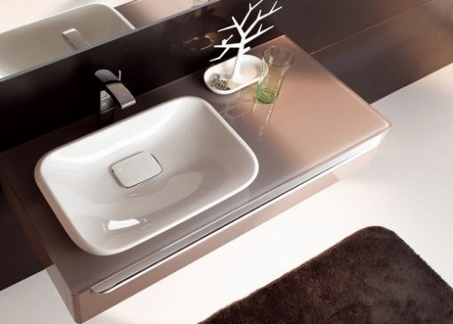 Geberit myDay 60x40 cm beépíthető mosdó Keratect felülettel 245460600