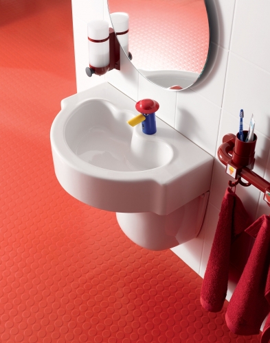 Geberit Bambini 60x40 cm gyermek mosdó, fehér 326060000
