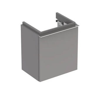 Geberit iCon alsó szekrény kézmosóhoz, egy ajtóval magasfényű bevonat/platina 840039000