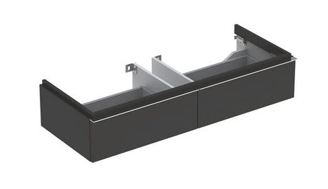 Geberit iCon alsó szekrény mosdóhoz 120 cm szélességtől, két fiókkal Matt bevonat/Láva 841121000