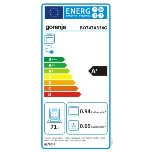 Gorenje BO747A33XG beépíthető sütő (731937)