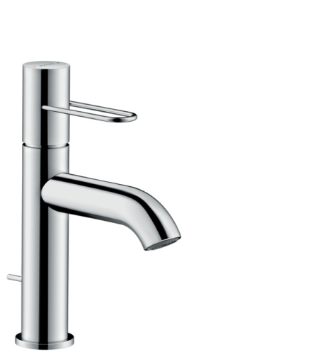 Hansgrohe AXOR Uno egykaros mosdócsaptelep 100 loop fogantyúval automata lefolyóval, króm 38023000