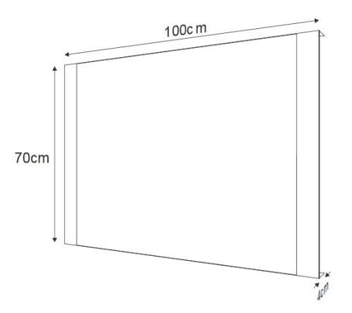 Sapho DURANGO tükör, LED világítással közelségérzékelővel 1000x700mm DG100
