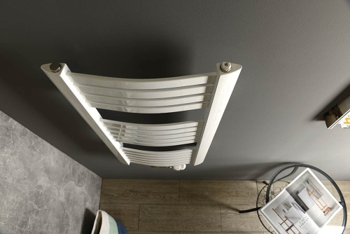 AQUALINE STING fürdőszobai radiátor, 450x817mm, 328W, fehér NG408