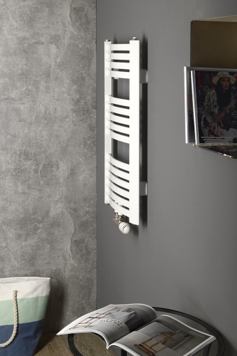 AQUALINE STING fürdőszobai radiátor, 550x817 mm, 387 W, fehér (NG508