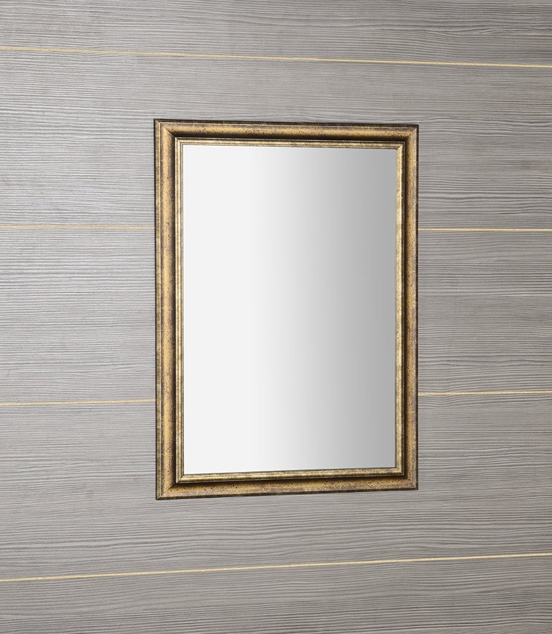 Sapho ROMINA tükör fa kerettel, antik bronz 580x780mm NL392