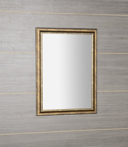 Sapho ROMINA tükör fa kerettel, antik bronz 580x780mm NL392