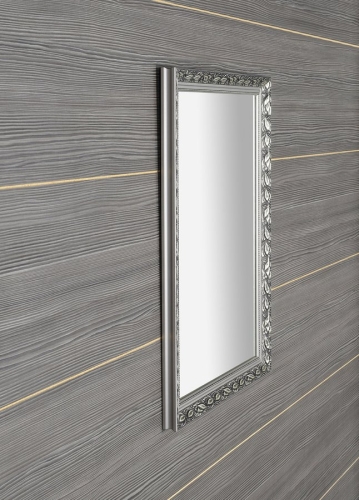 Sapho MELISSA tükör fa kerettel, ezüst 570x770mm NL394